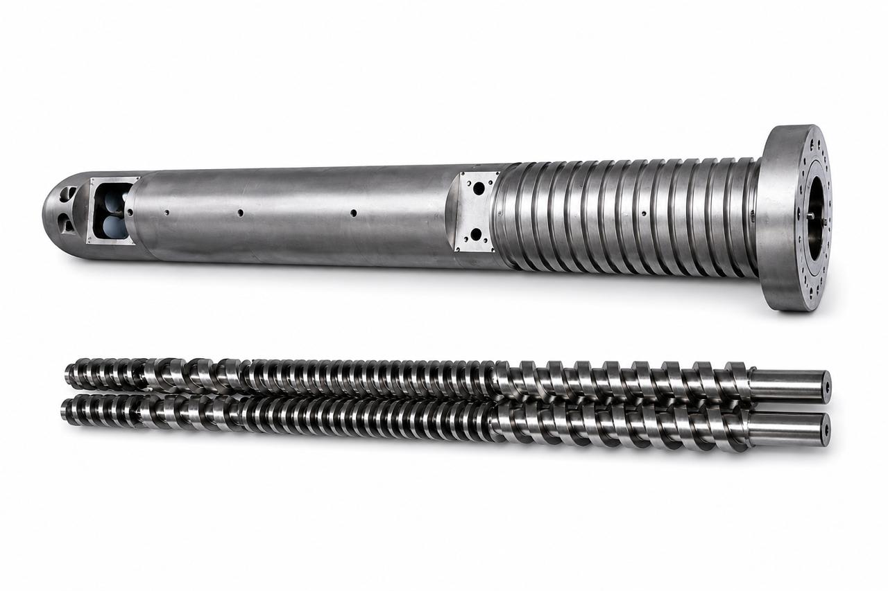 Screw and barrel product
